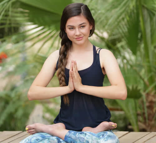 yoga kids Jaelyn Moraga Palm Springs CA