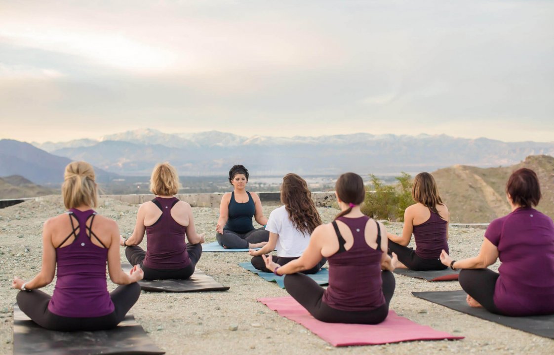 traveling yoga teacher classes Riverside County CA